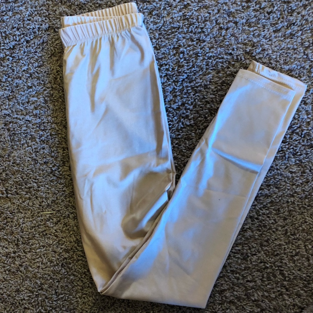 Gold Leggings, size medium